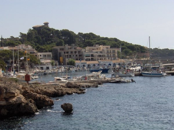 The harbour at Cala Ratjada, the turnaround of the ride