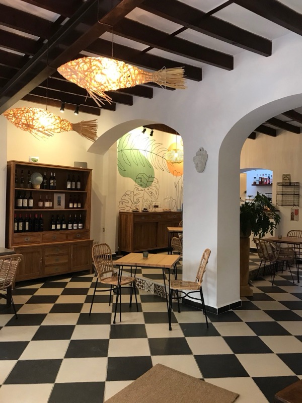 Inside Café Candela
